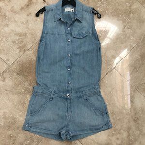 RAG & BONE Jean Dumont Chambray Romper